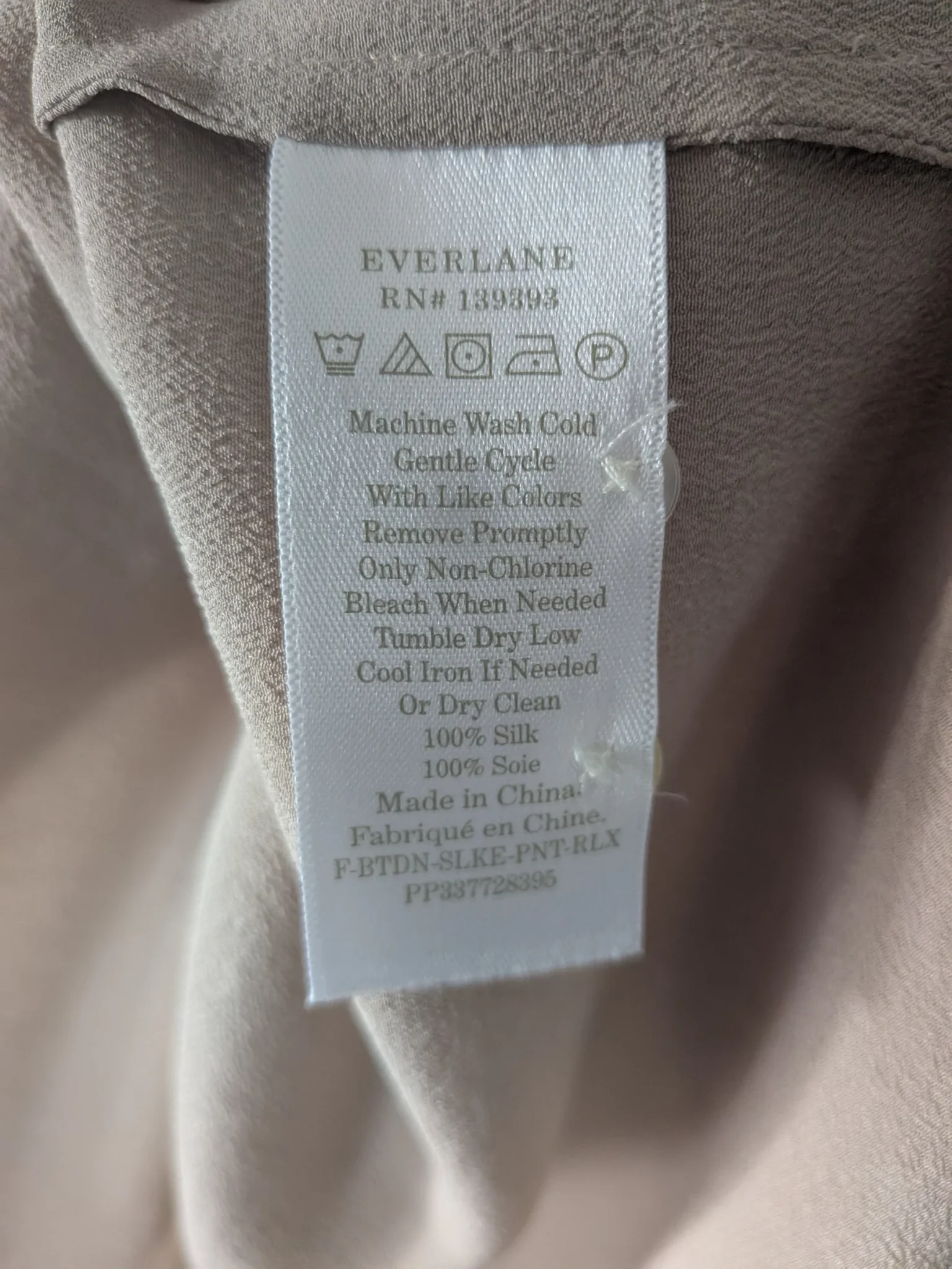 Image for Chemise Everlane 100% soie