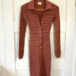 Thumbnail for ♥️Robe-chandail midi WILFRED