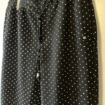 Thumbnail for Pantalon noir à pois blancs - Lily Morgan