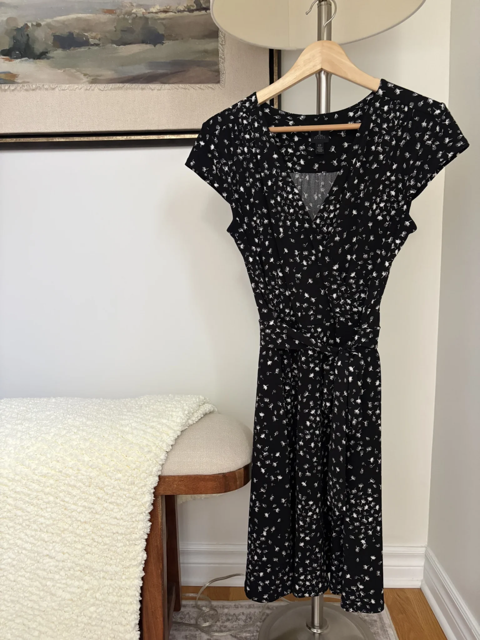 Featured image for Floral wrap dress