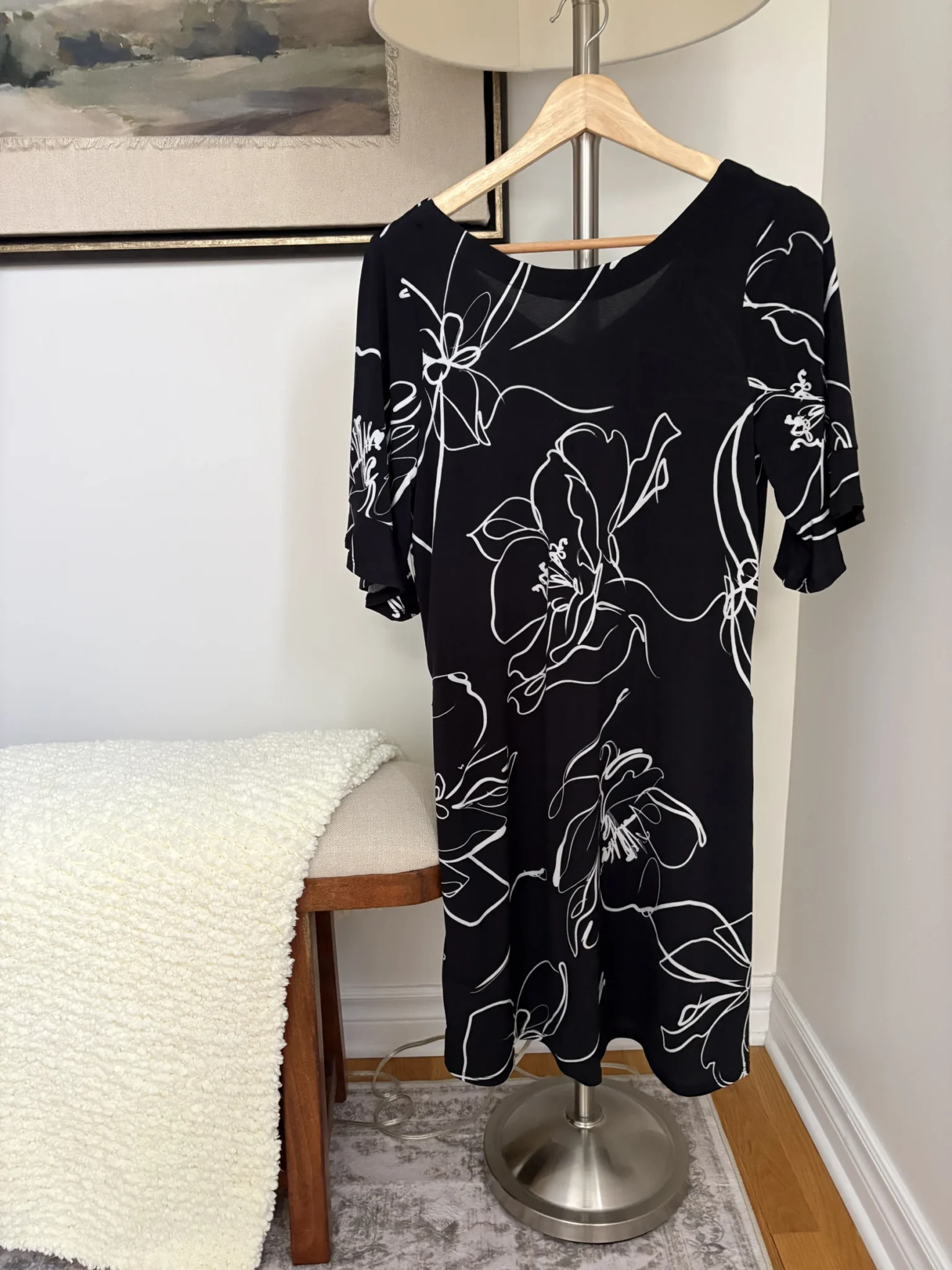 Featured image for Robe courte floral