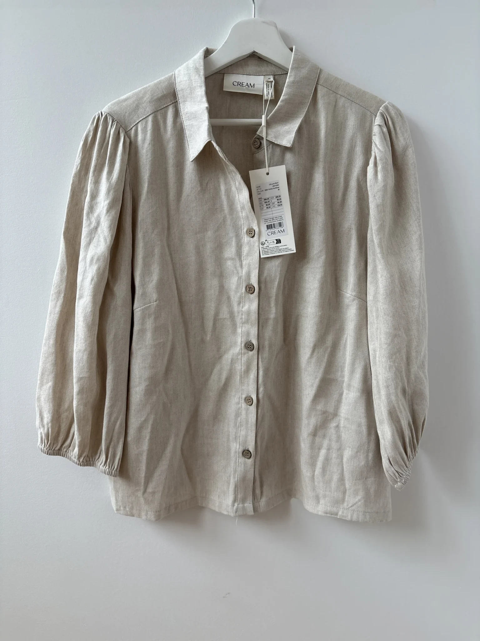 Featured image for Blouse Cream en lin
