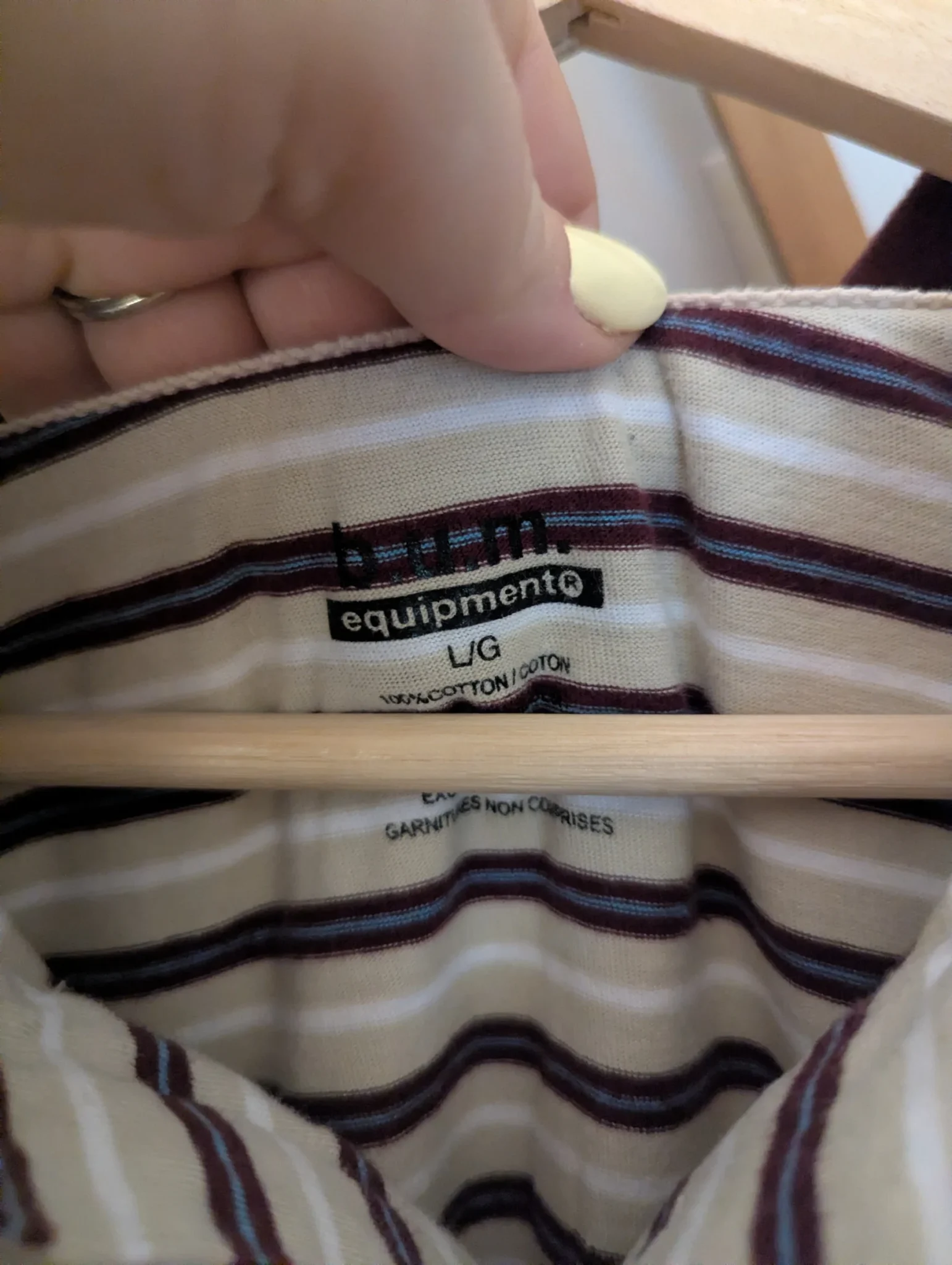 Image for Vintage cotton polo shirt