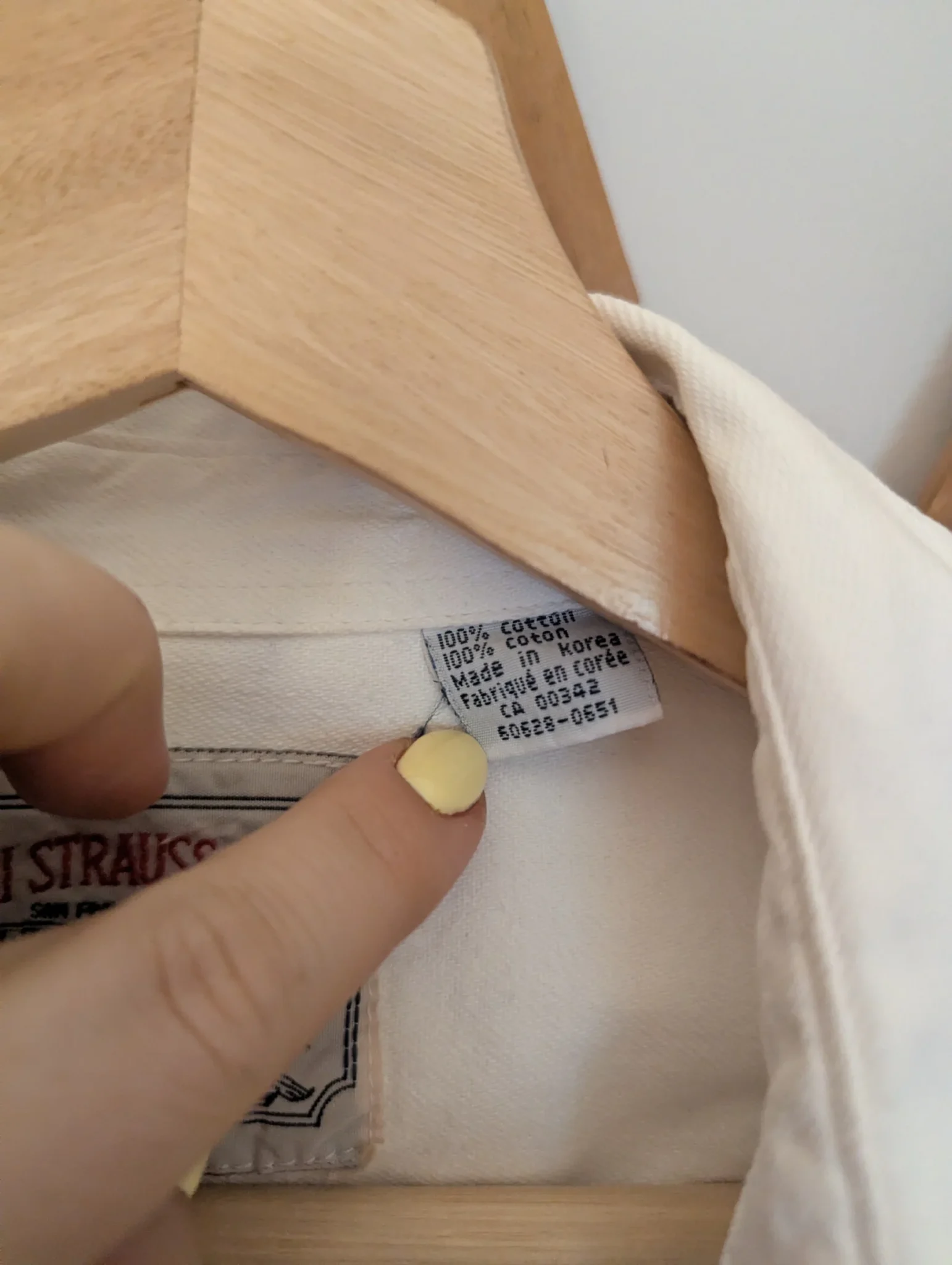 Image for Vintage cotton Levi's shirt