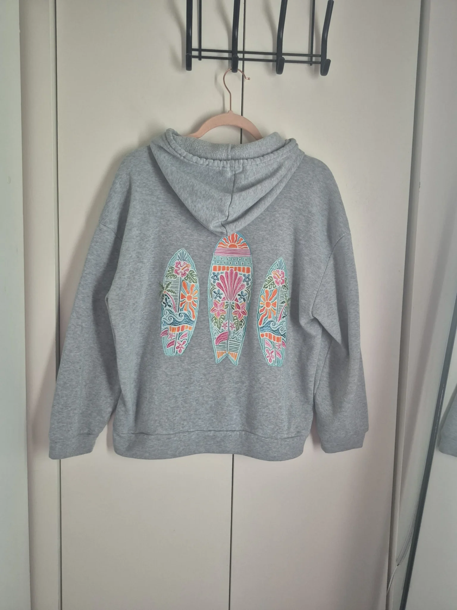 Image for Hoodie Surf gris medium