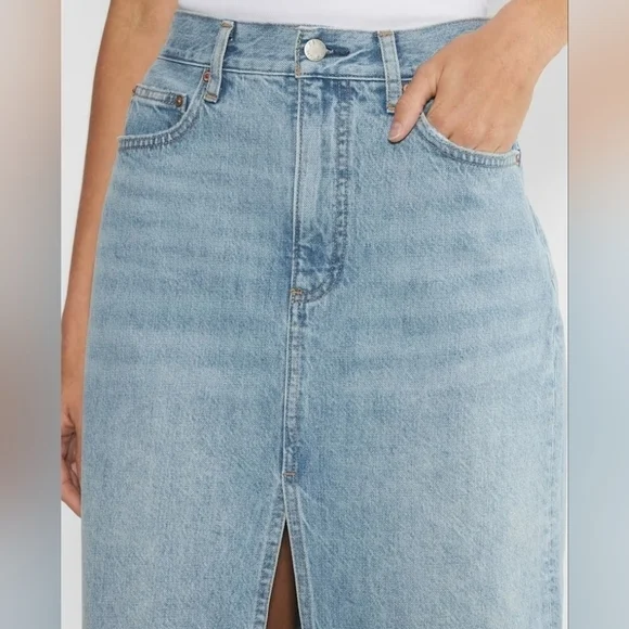 Image for Aritzia Denim Forum The '90s Halle Jupe Taille 31