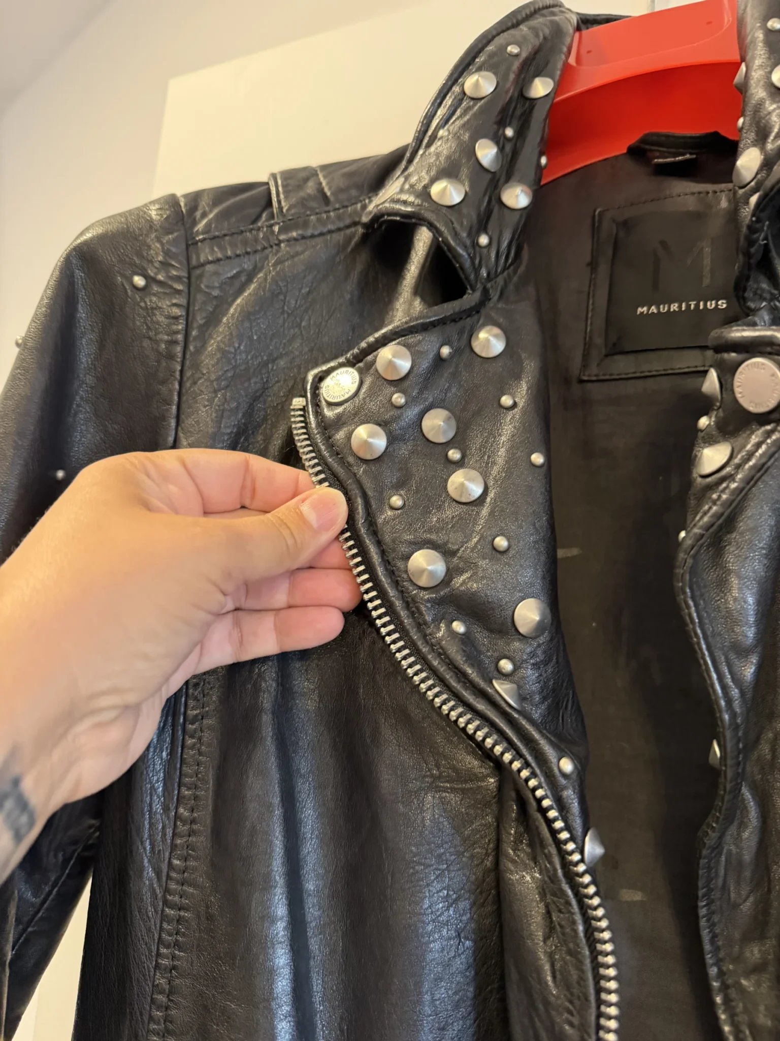Image for Mauritius Leather Jacket “Jayn” (Black)