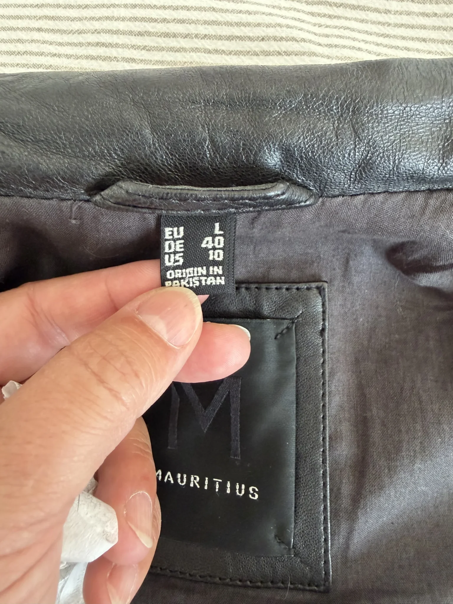 Image for Mauritius Leather Jacket “Jayn” (Black)