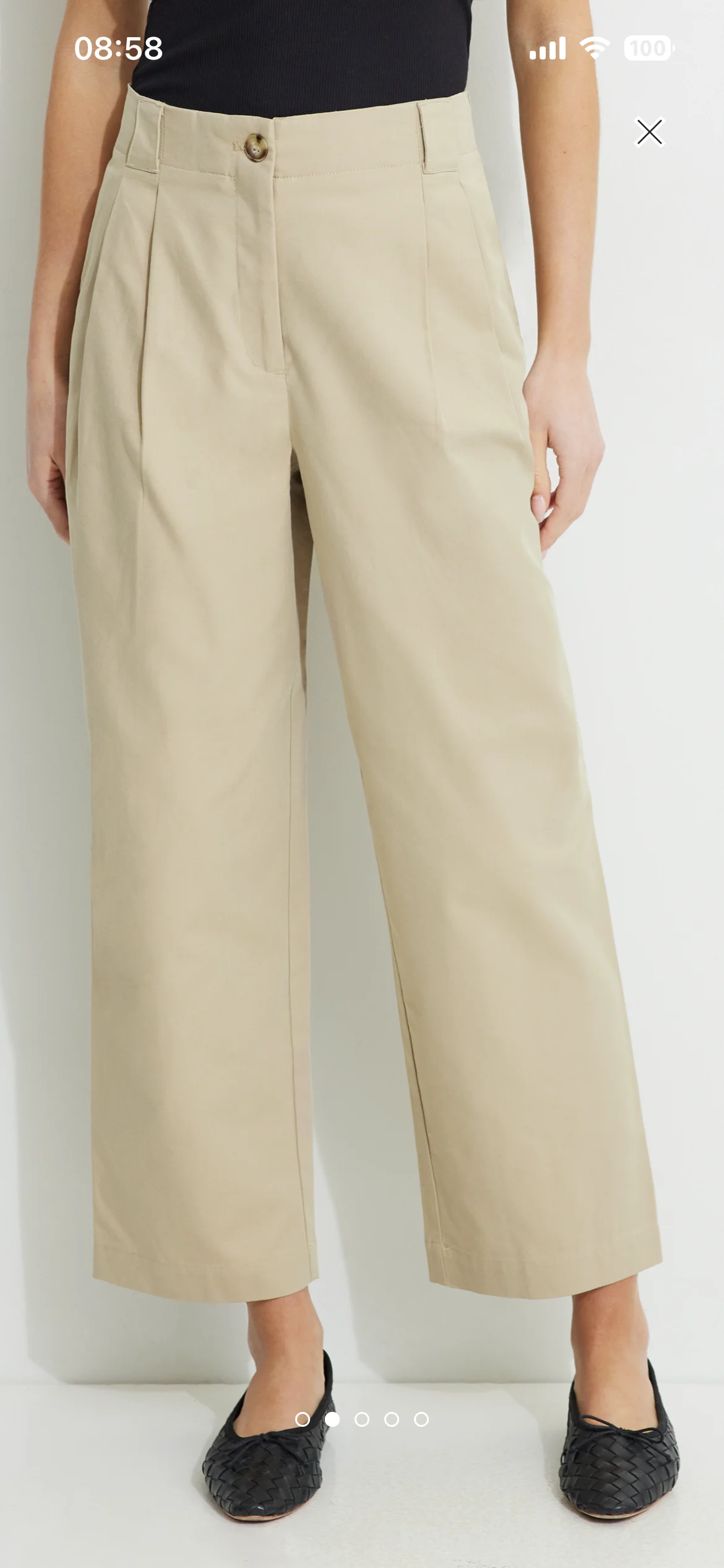 Pantalons beiges Dynamite Dynamite seconde main