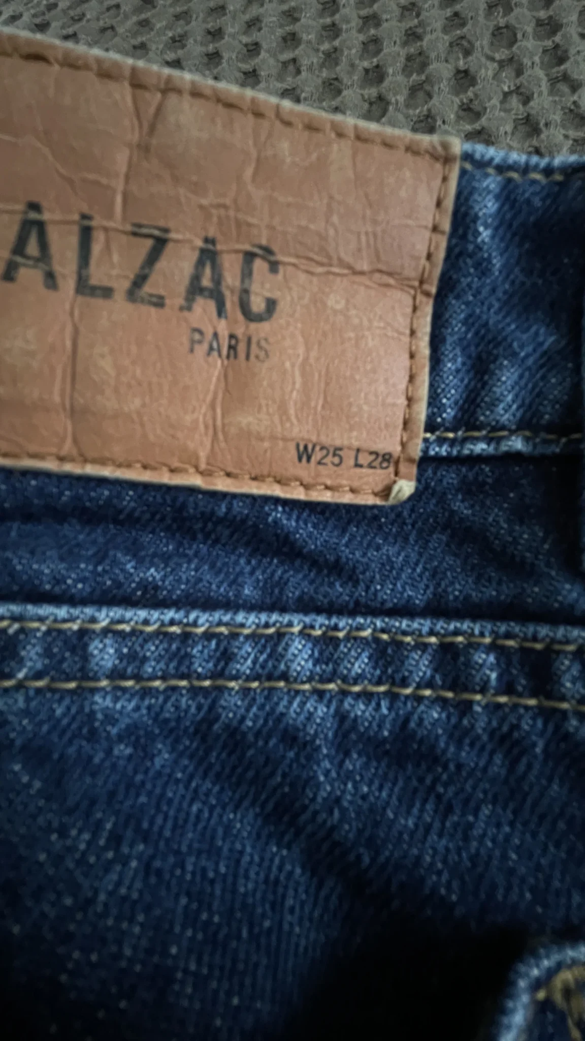 Image for Jeans bleu foncé Balzac