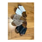 Featured thumbnail for Pack of 3 pairs of Bueno sandals in genuine leather - white, taupe and black | Size 41 ( fits size 9 )