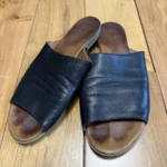 Thumbnail for Pack of 3 pairs of Bueno sandals in genuine leather - white, taupe and black | Size 41 ( fits size 9 )