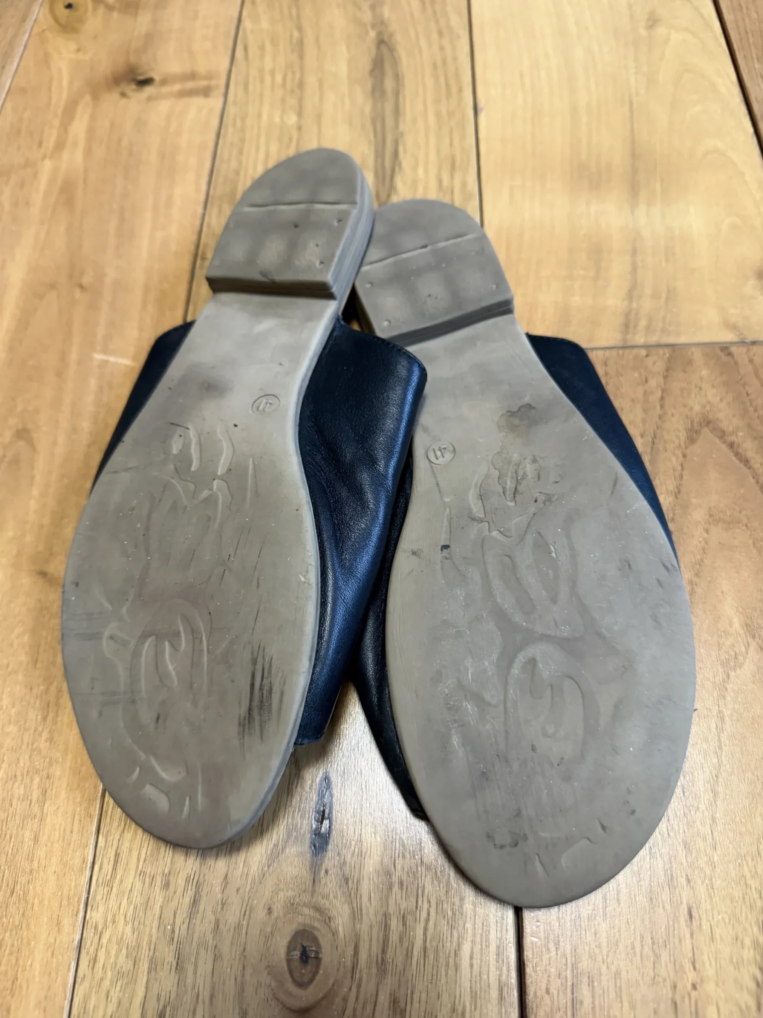 Image for Pack of 3 pairs of Bueno sandals in genuine leather - white, taupe and black | Size 41 ( fits size 9 )