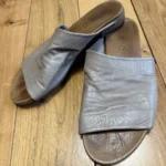 Thumbnail for Pack of 3 pairs of Bueno sandals in genuine leather - white, taupe and black | Size 41 ( fits size 9 )