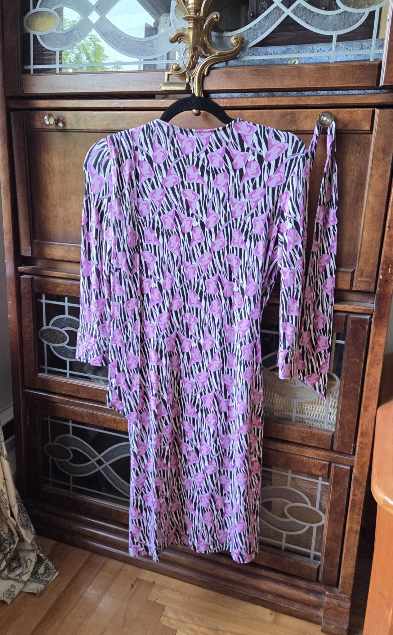 Image for Robe portefeuille à imprimé floral Diane von Furstenberg