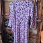 Thumbnail for Robe portefeuille à imprimé floral Diane von Furstenberg