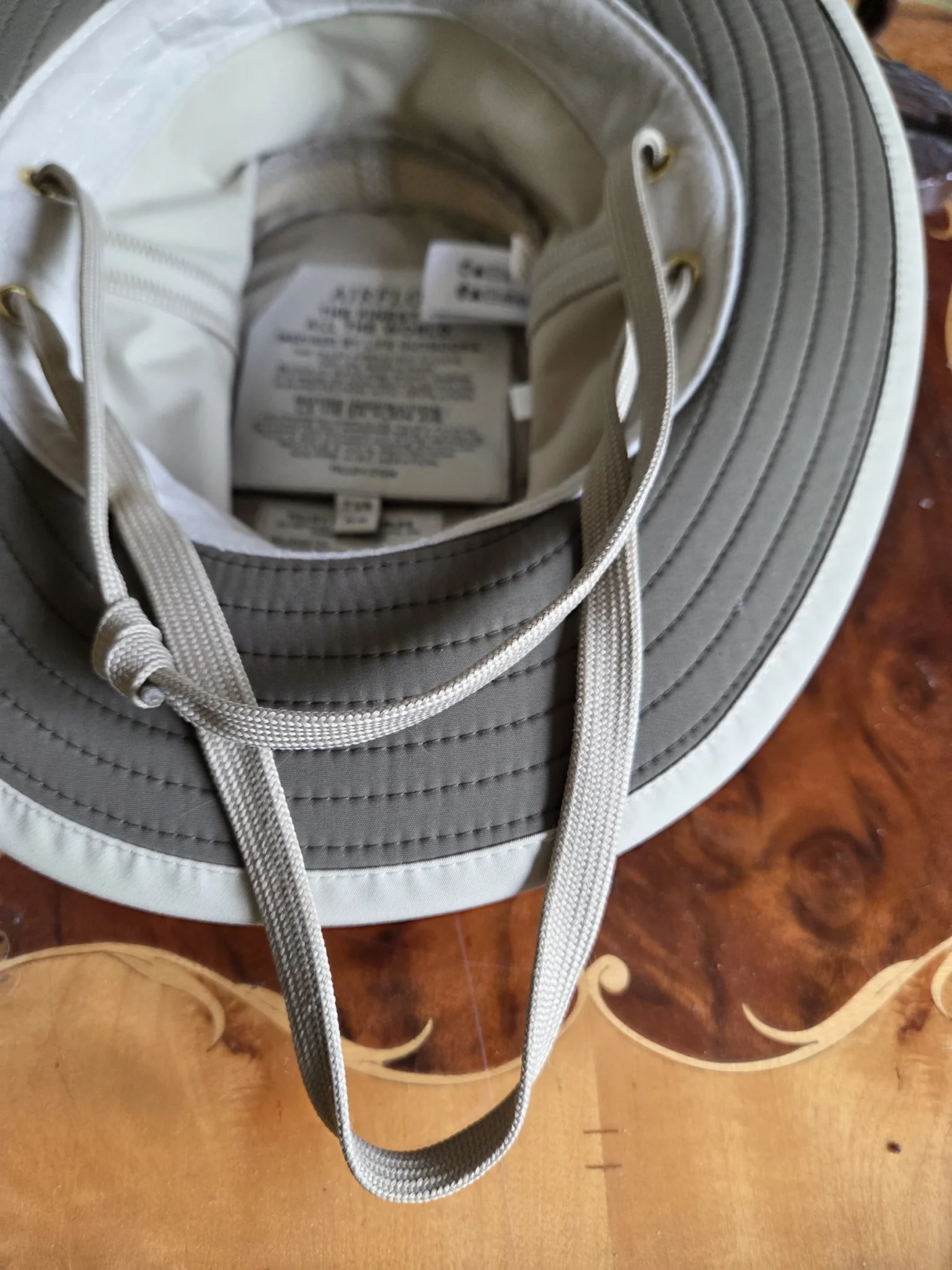 Image for Unisex sun hat Tilley Airflow khaki/beige 7⅛