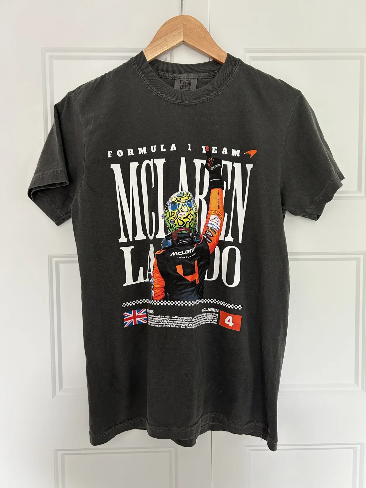 Featured image for T-shirt gris Lando Norris
