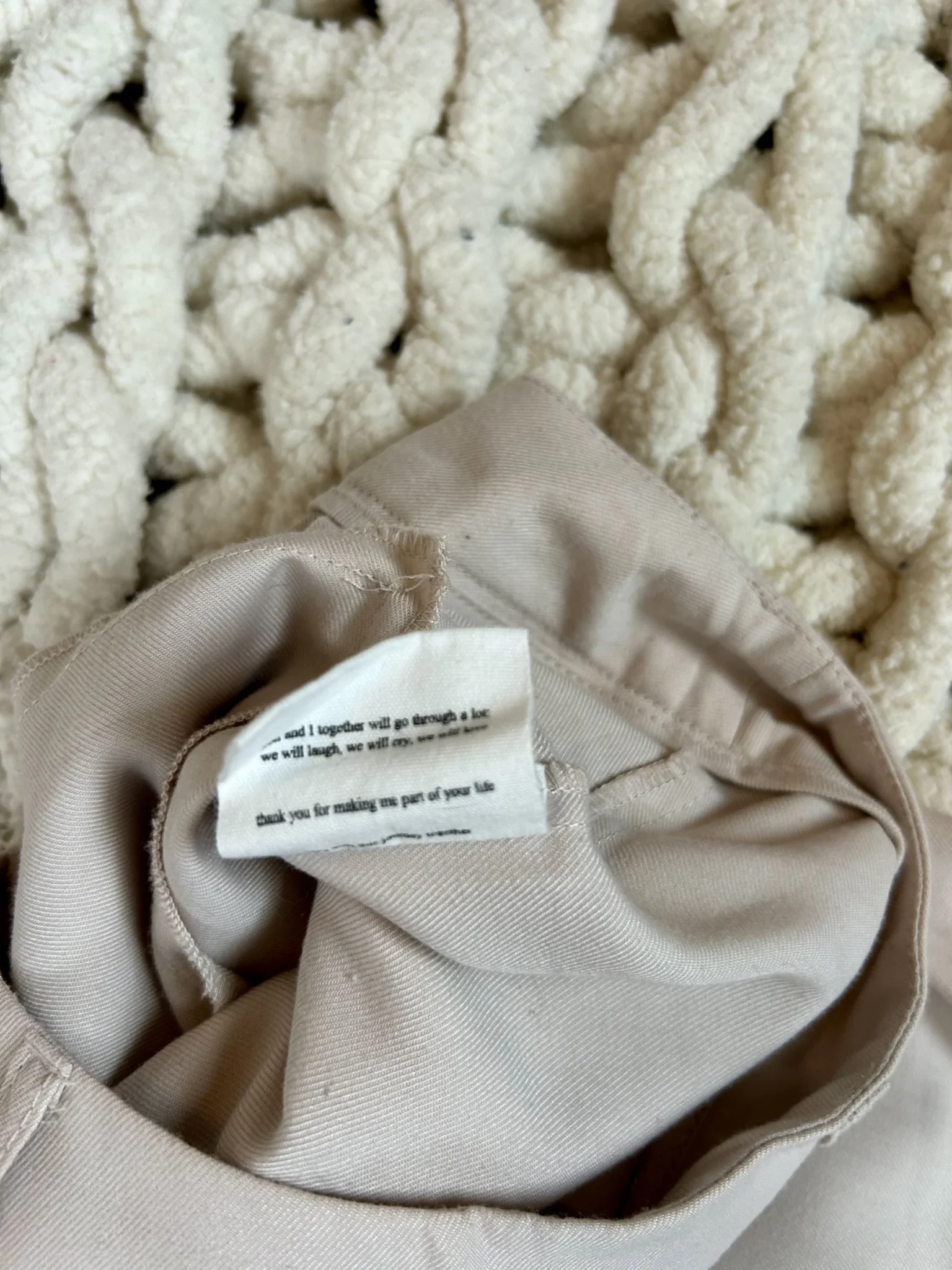 Image for ⬇️ Trousers crème