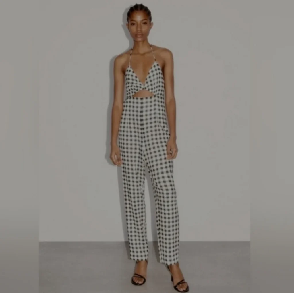 Featured image for Jumpsuit pied de poule
