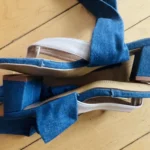Thumbnail for Sandales à talons denim