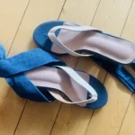 Thumbnail for Sandales à talons denim