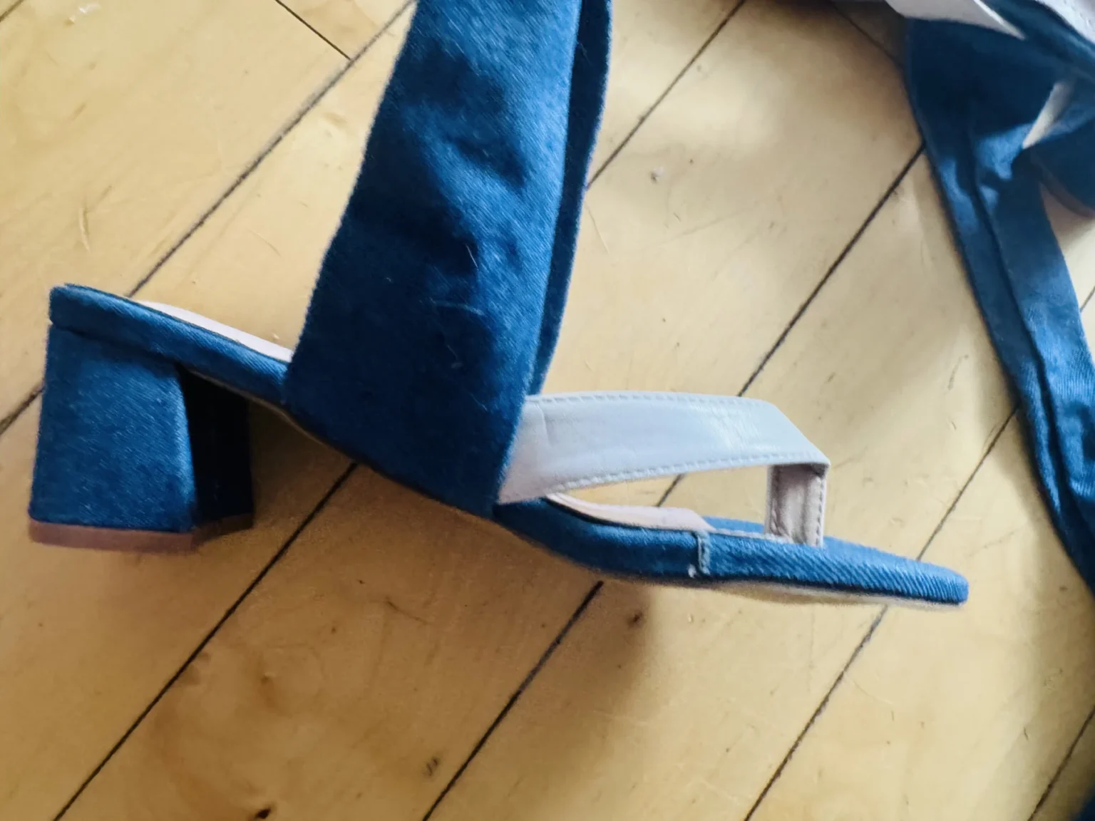 Image for Sandales à talons denim
