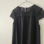 Thumbnail for Black dress with lace