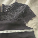 Thumbnail for Black dress with lace