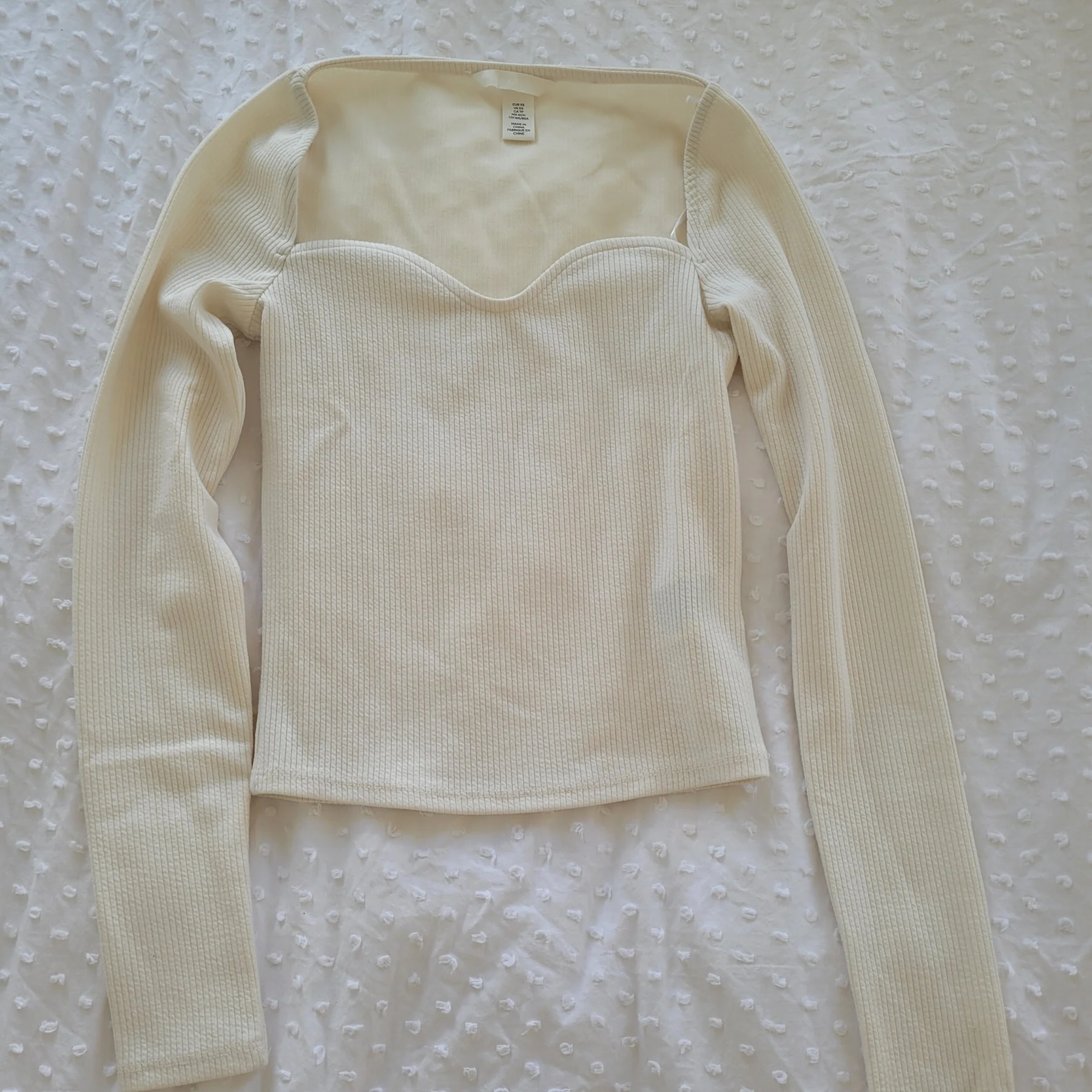 Chandail crème H&M xs HM seconde main