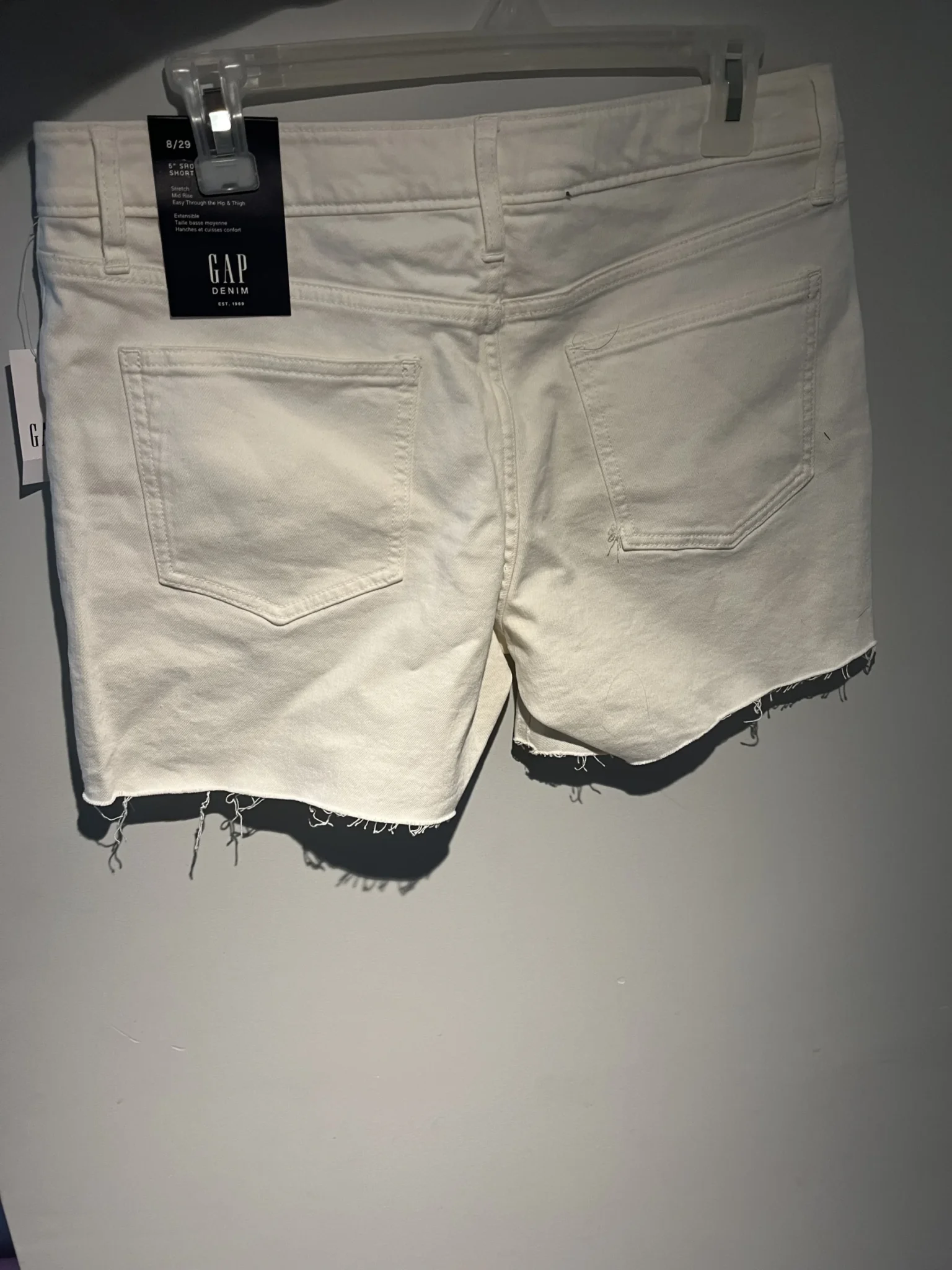 Image for GAP Women's white shorts