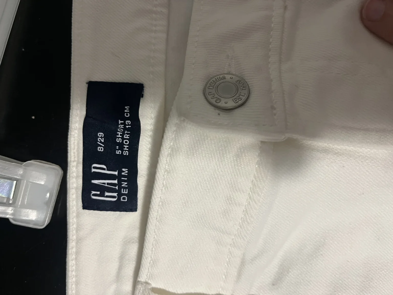 Image for GAP Women's white shorts