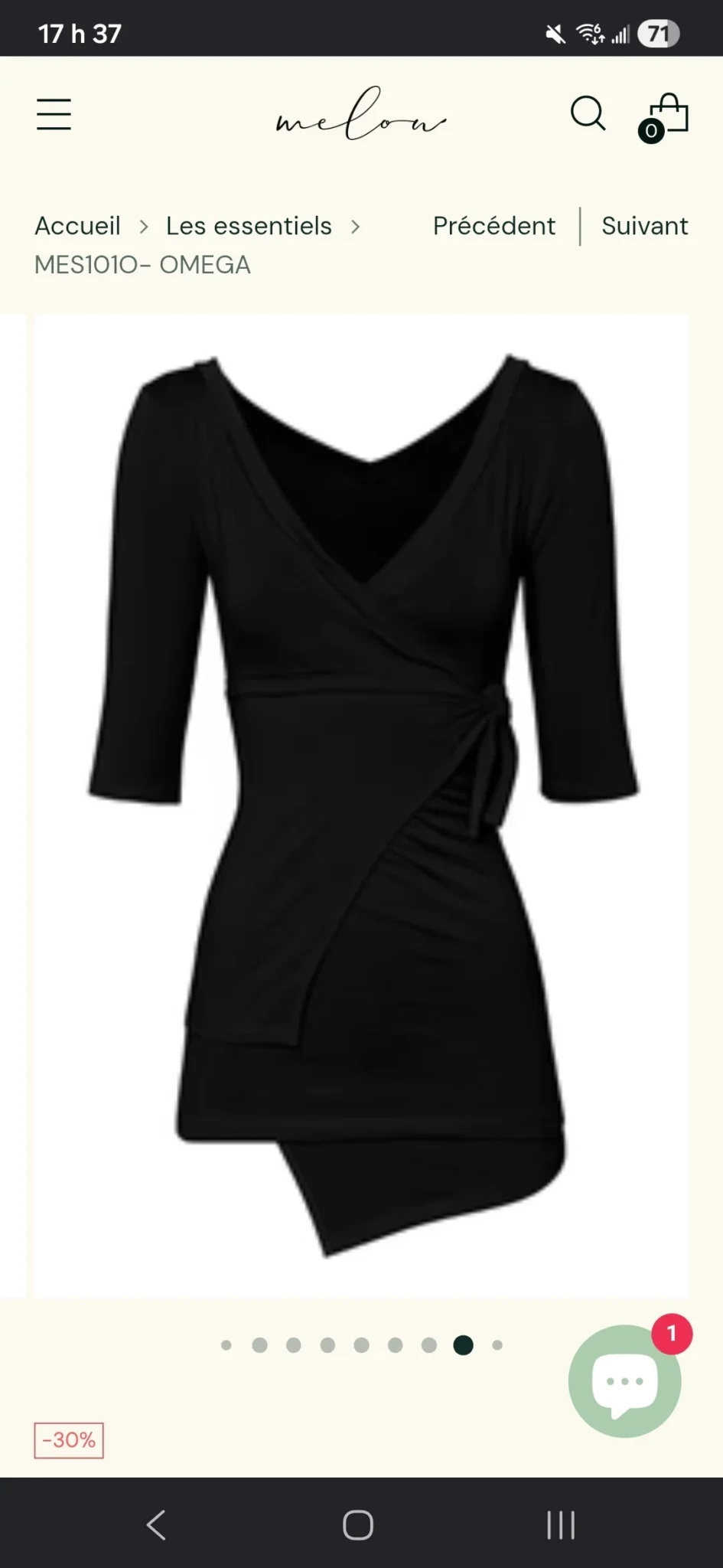 Featured image for 🌟 Haut cache coeur noir