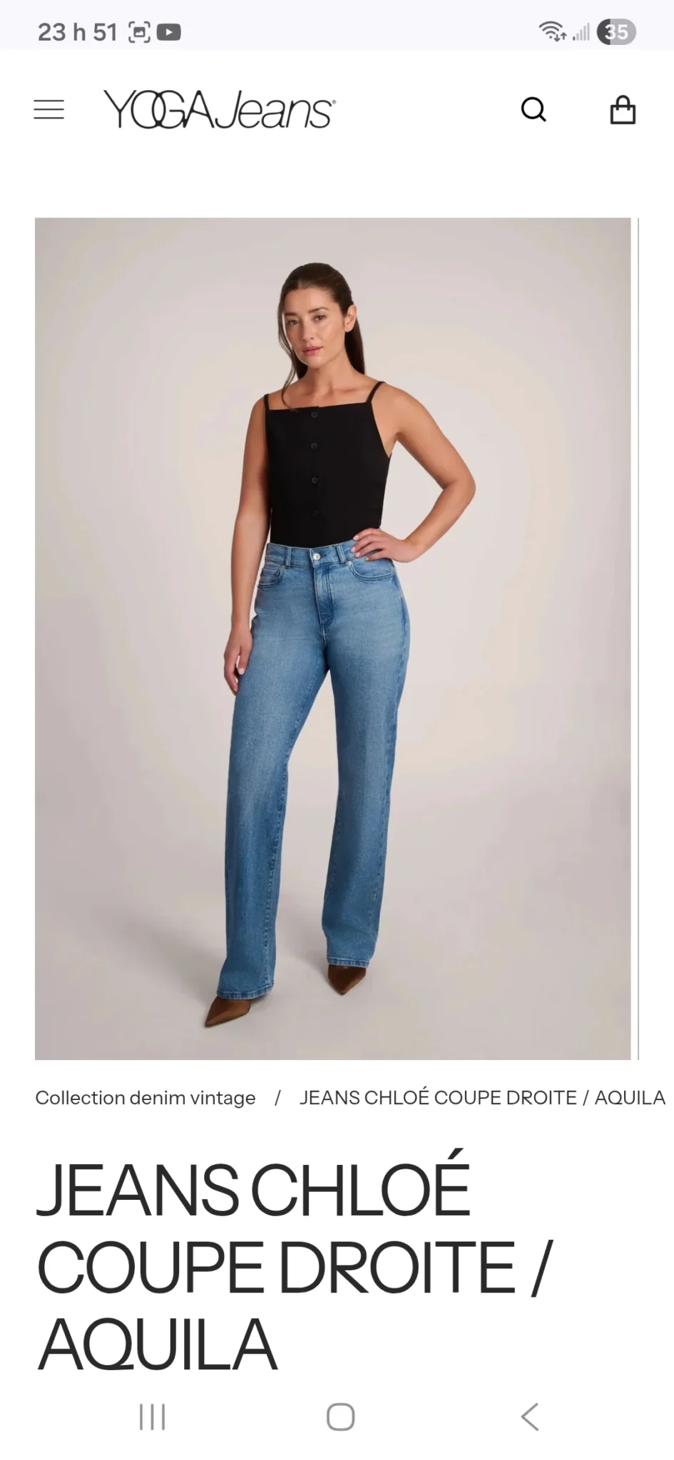 Image for Yoga Jeans 33
