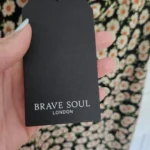 Thumbnail for Robe d'été fleurie Brave Soul London grandeur M (10) tissu style satinée