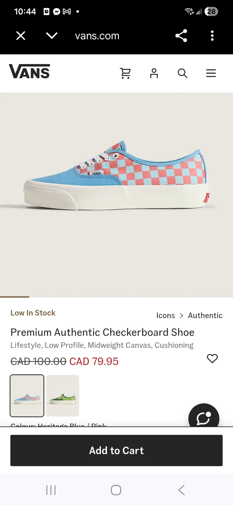 Image for *Rare* VANS Premium authentic size 12 man