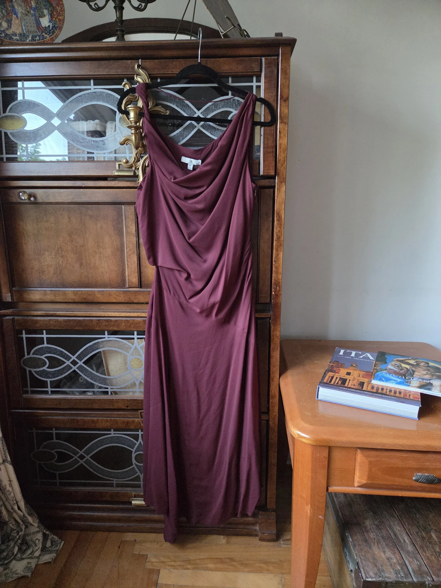 BR-Magnifique robe bordeaux neuve avec étiquette Banana Republic seconde main