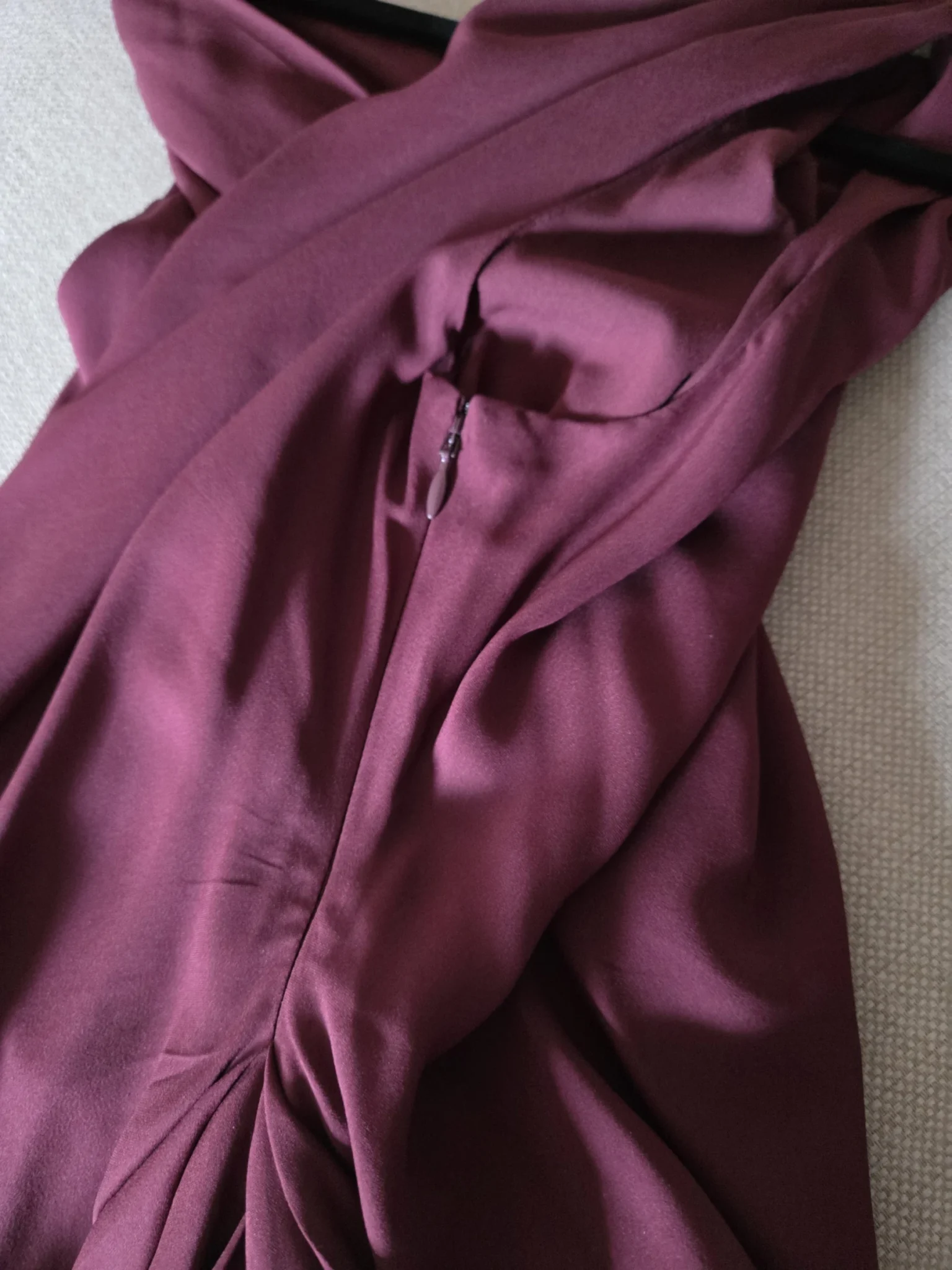 Image for BR-Magnificent burgundy dress new with label