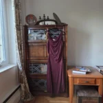 Thumbnail for BR-Magnificent burgundy dress new with label