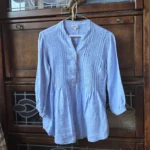 Featured thumbnail for Brora-Magnificent soft blue blouse 100% linen