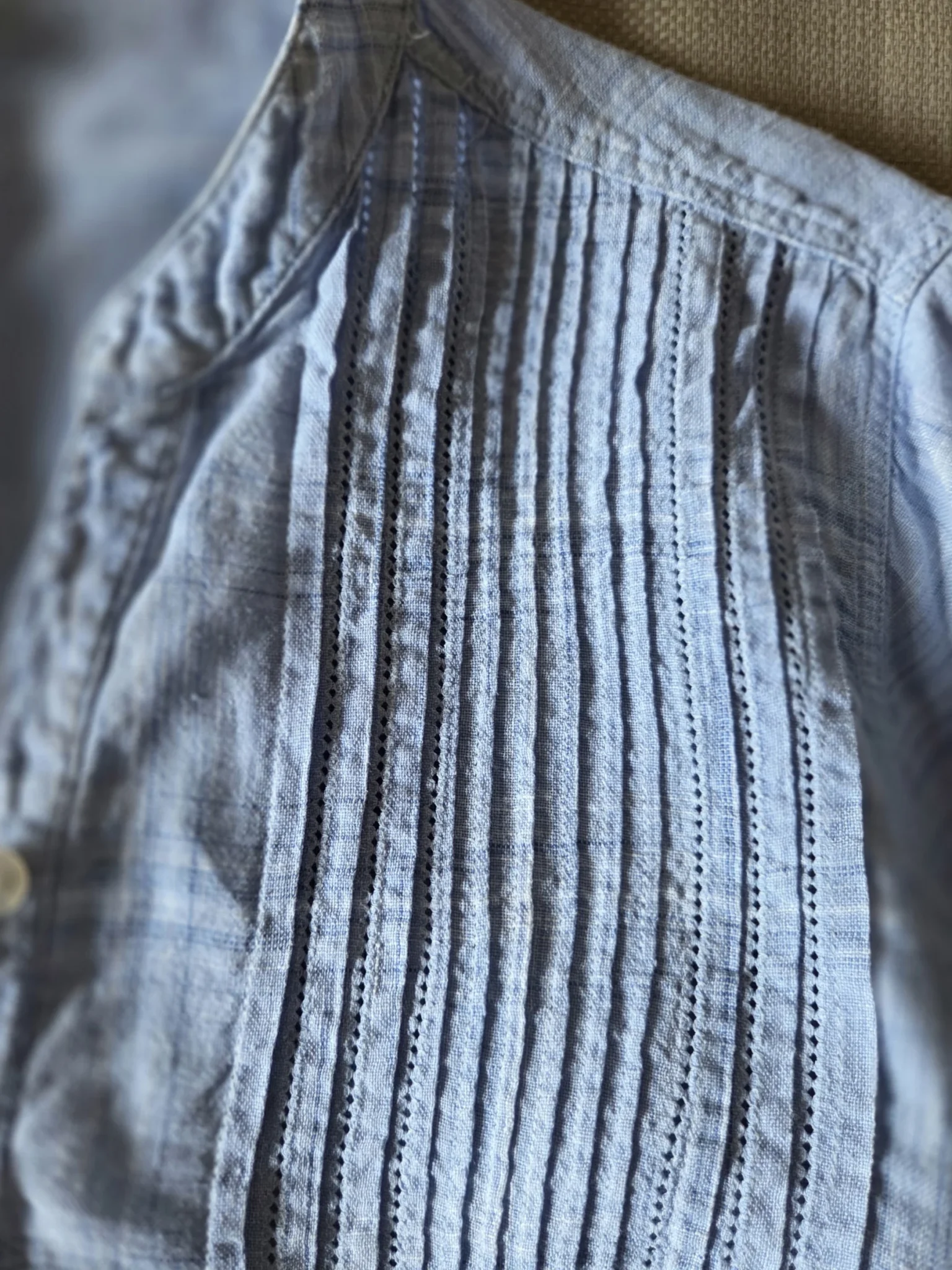Image for Brora-Magnificent soft blue blouse 100% linen