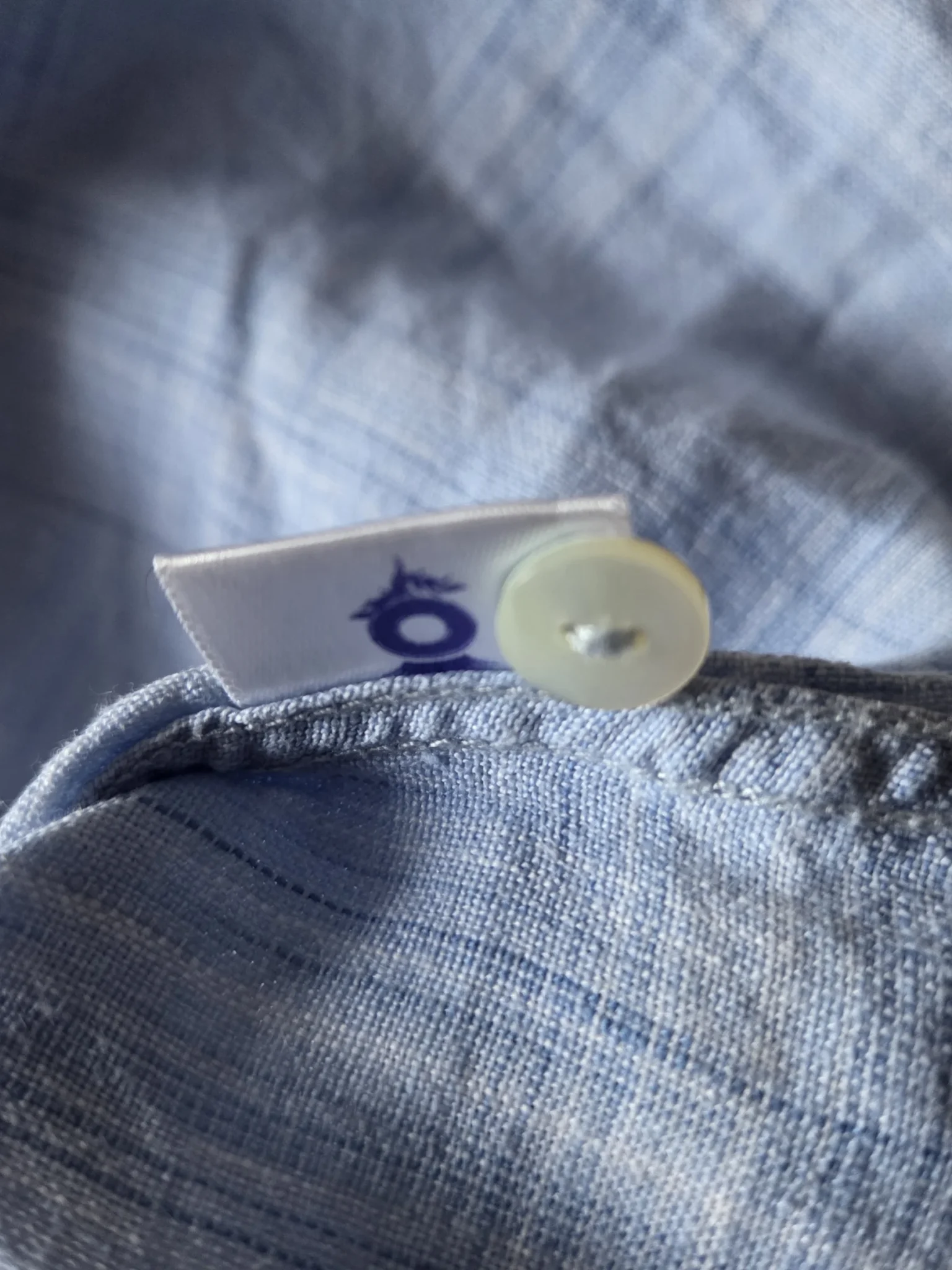 Image for Brora-Magnificent soft blue blouse 100% linen