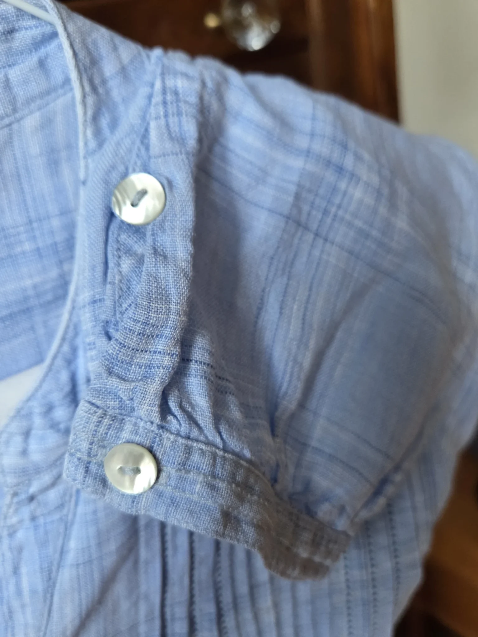 Image for Brora-Magnificent soft blue blouse 100% linen