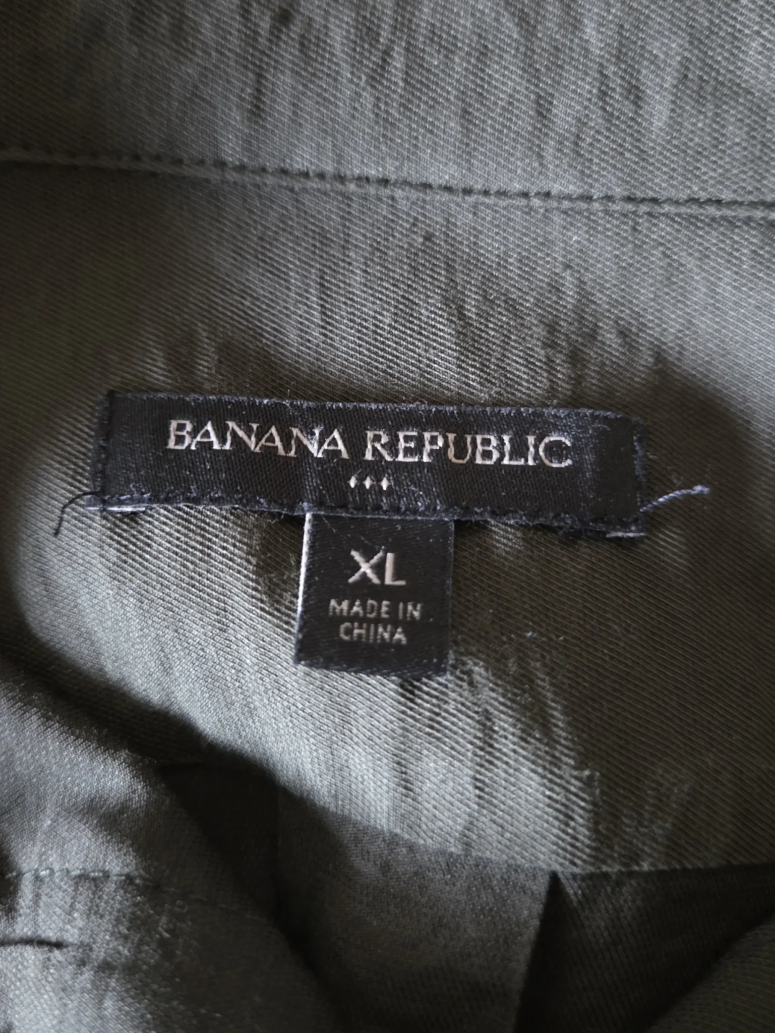 Image for Magnificent khaki tunic from Banana Republic, size XL