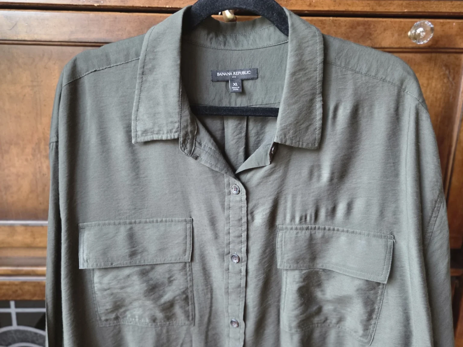 Image for Magnificent khaki tunic from Banana Republic, size XL