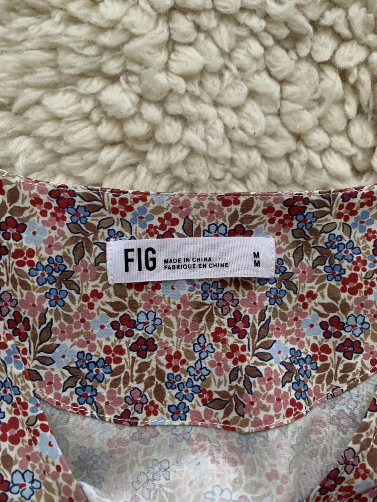 Image for FIG floral short dress