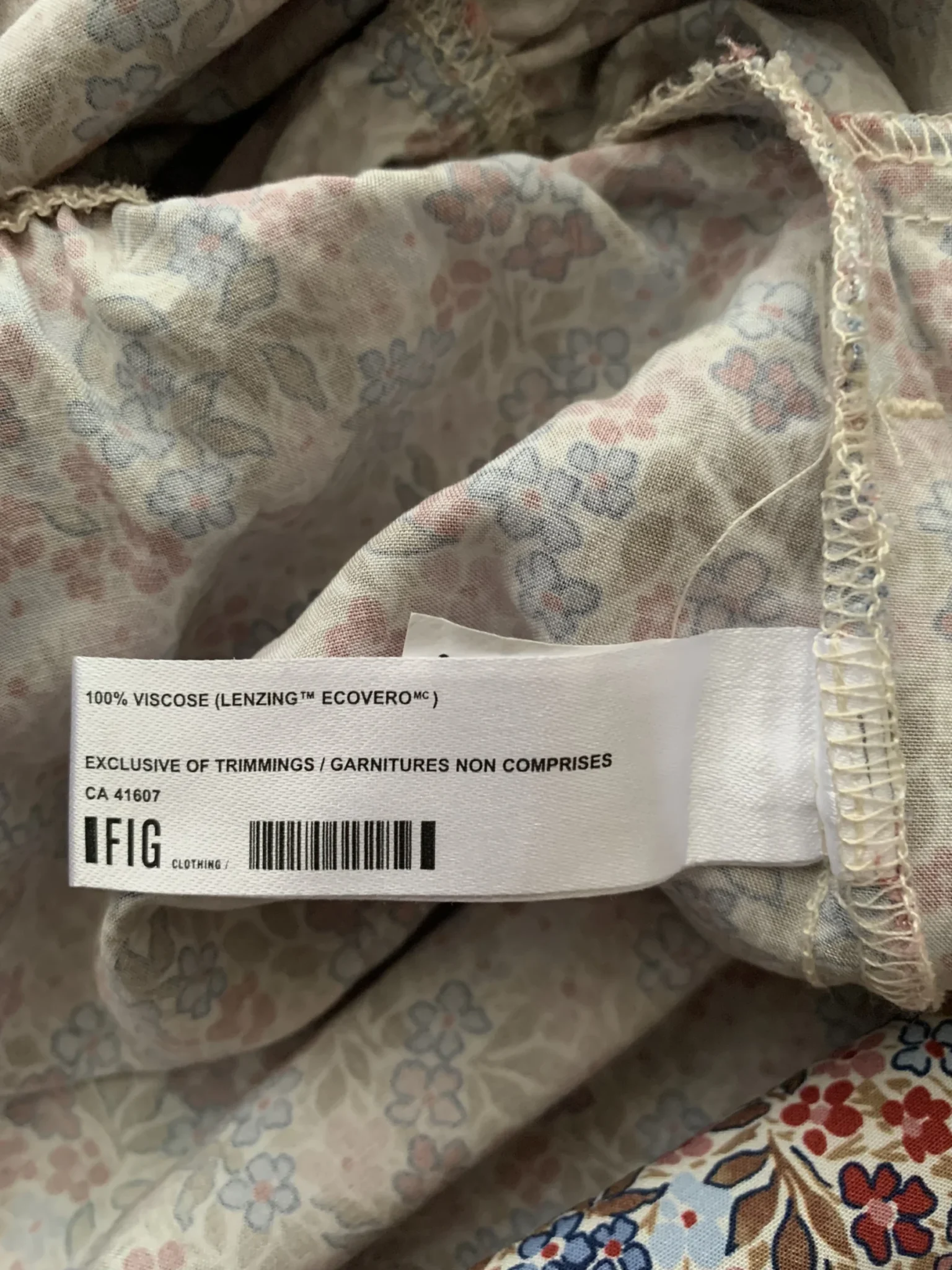 Image for FIG floral short dress