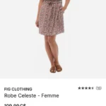 Thumbnail for FIG floral short dress