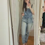 Featured thumbnail for Salopette en jean American Eagles grandeur M