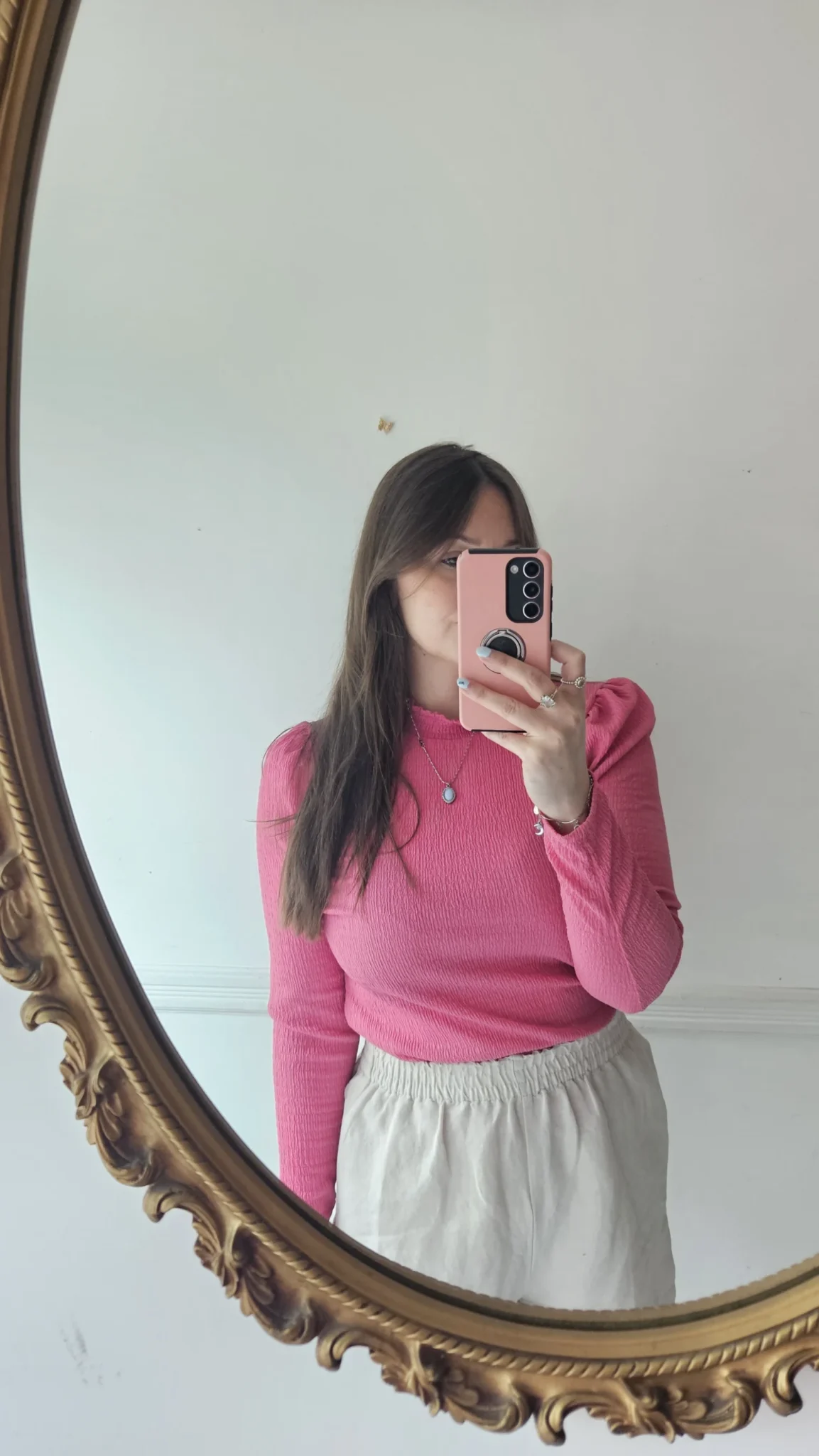 Featured image for Top de base fuchsia gaufré et stretchy